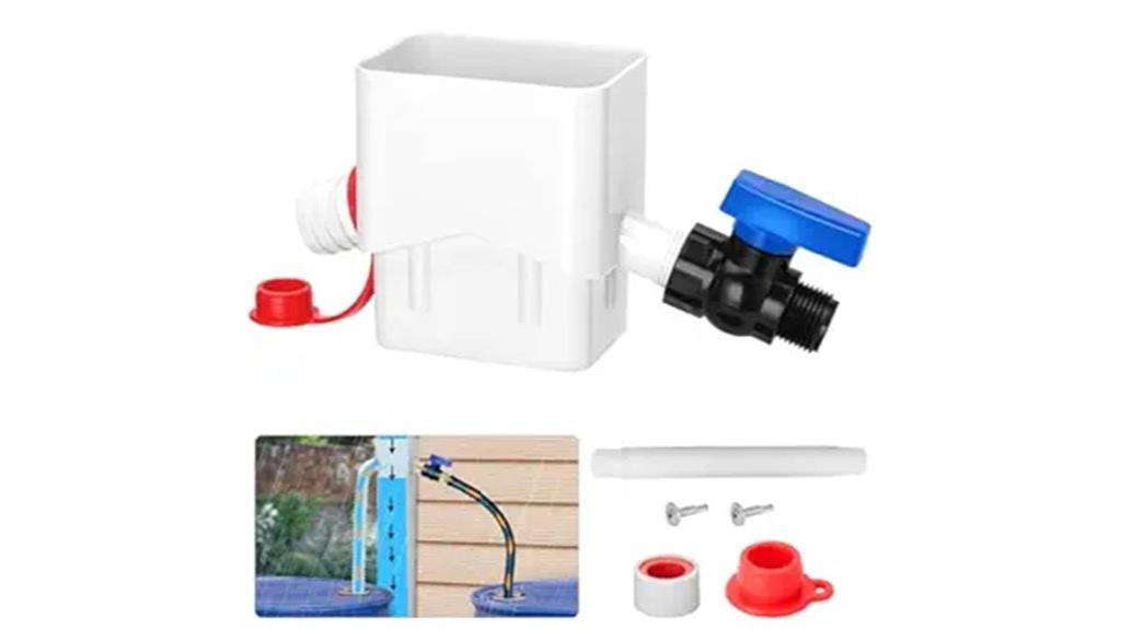 rainwater collection diverter