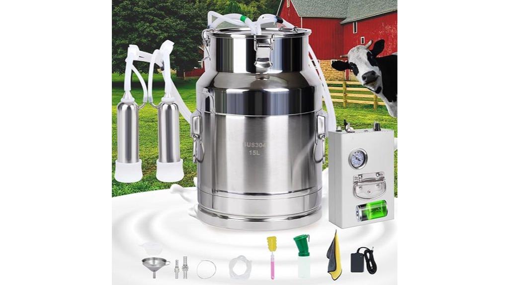 rechargeable cow milking machine