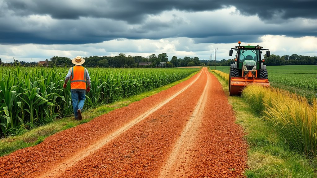 regular farm road inspections