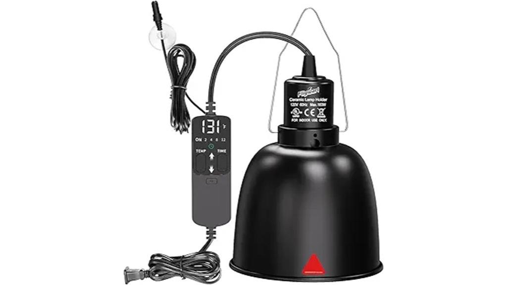 reptile heating with timer