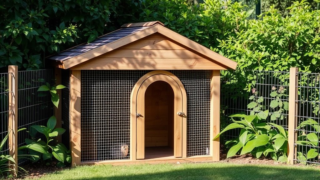 secure discreet outdoor shelter