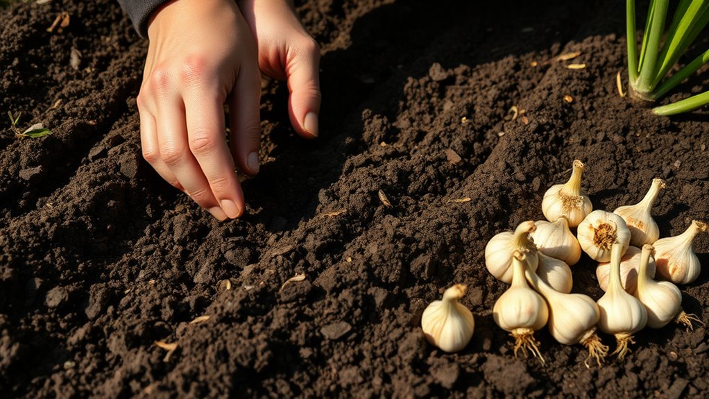 select healthy garlic cloves