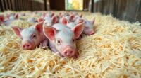 september piglet bedding safety