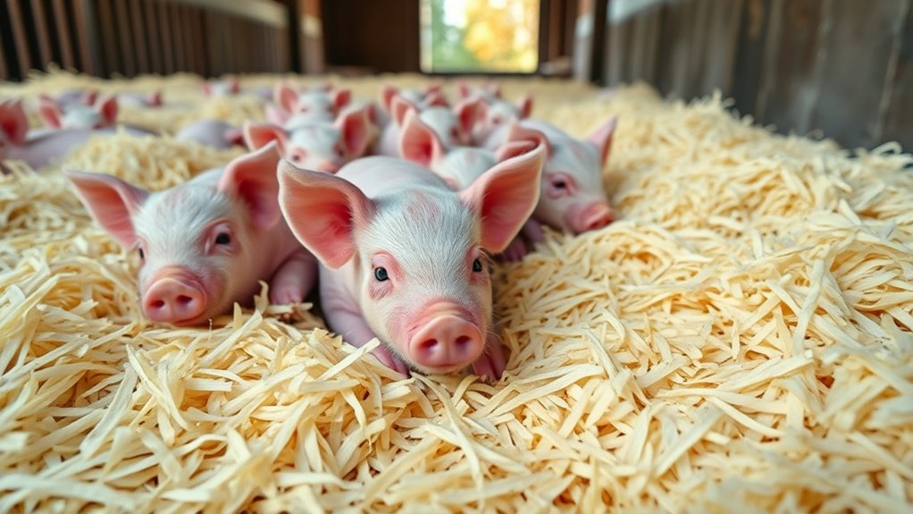 september piglet bedding safety