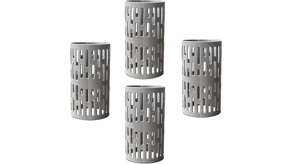 set of four pvc protectors