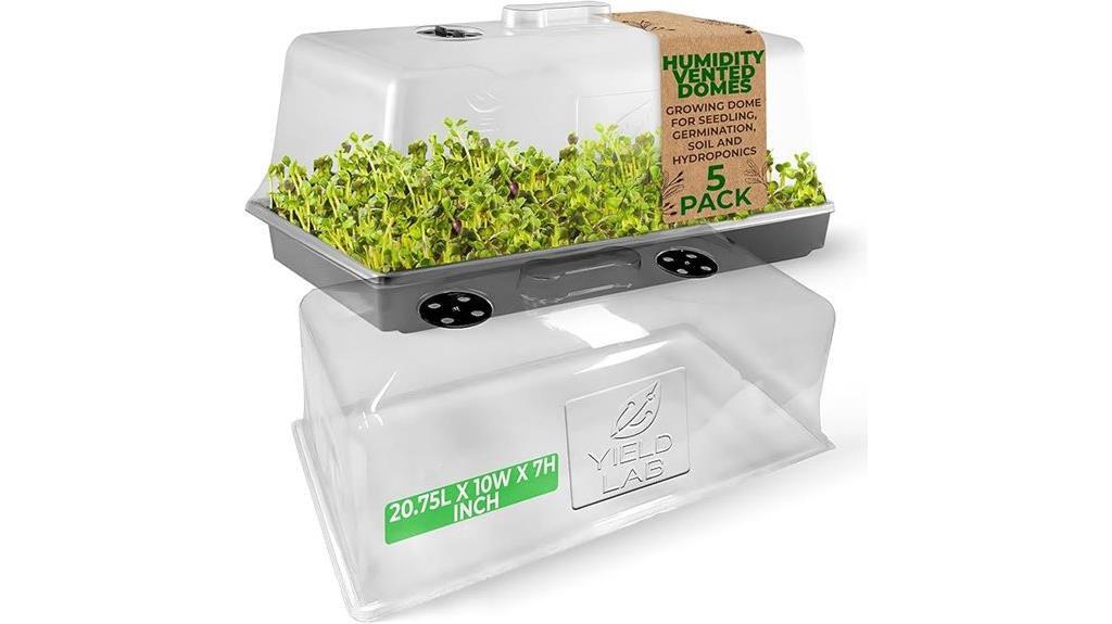 seven inch propagation domes