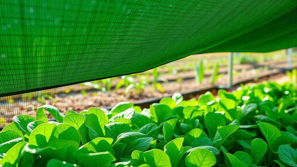 shade cloth protects and stabilizes