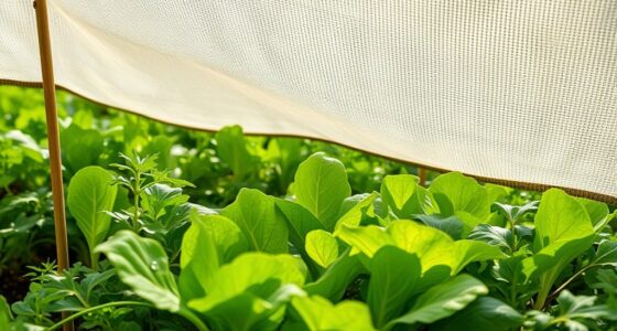 shade cloth protects greens