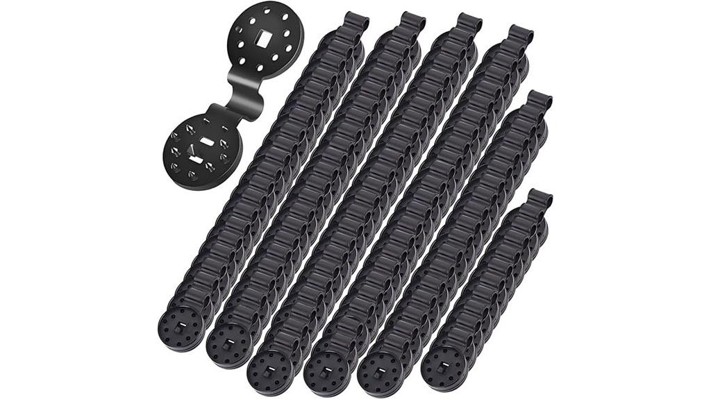 shade cloth support clips