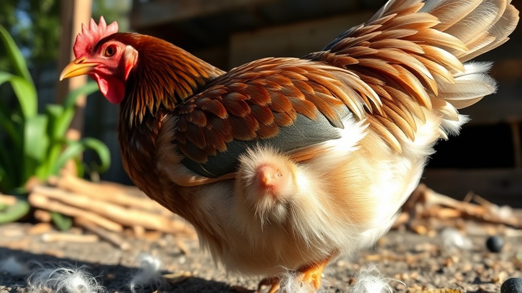 signs and stages of molt