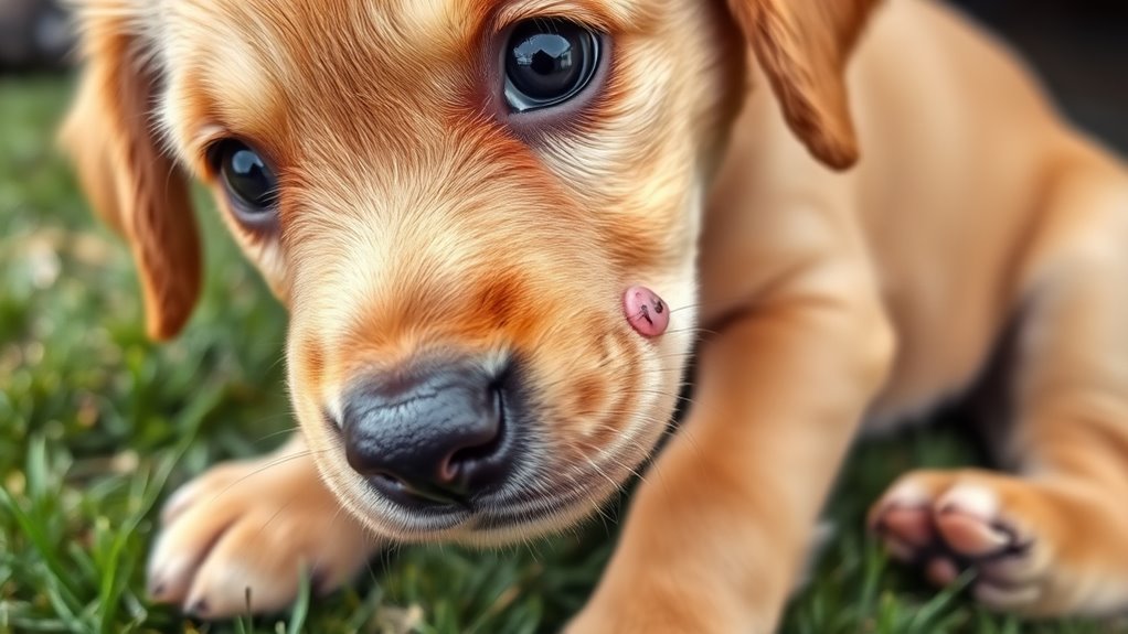 signs of puppy bee allergy