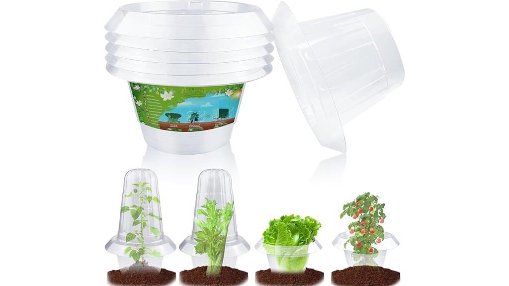 snail collars for plants