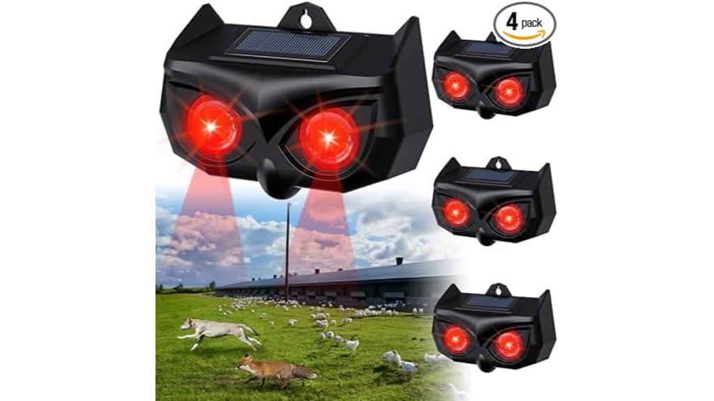 solar animal repeller pack