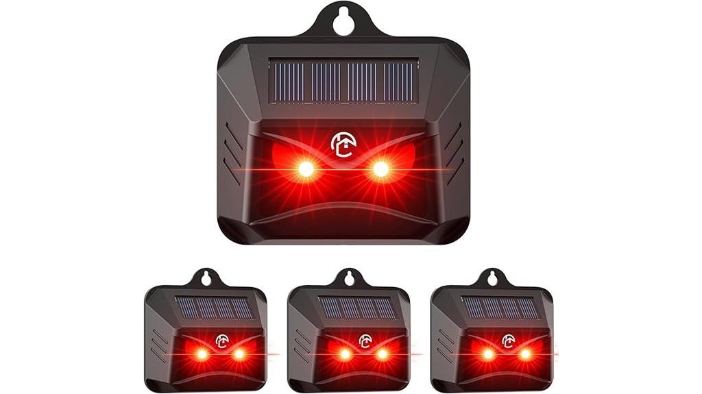 solar animal repellers 4 pack