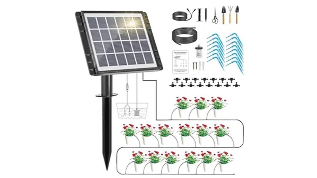 solar powered garden irrigation