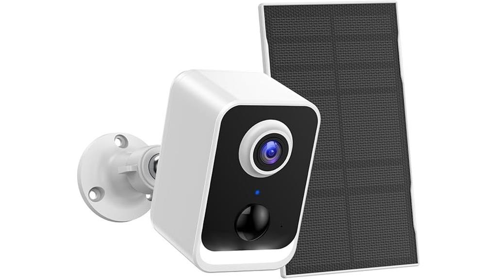 solar security camera features