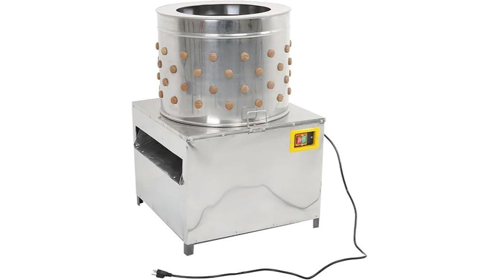stainless steel chicken plucker