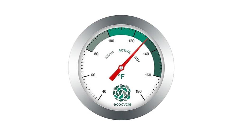 stainless steel compost thermometer