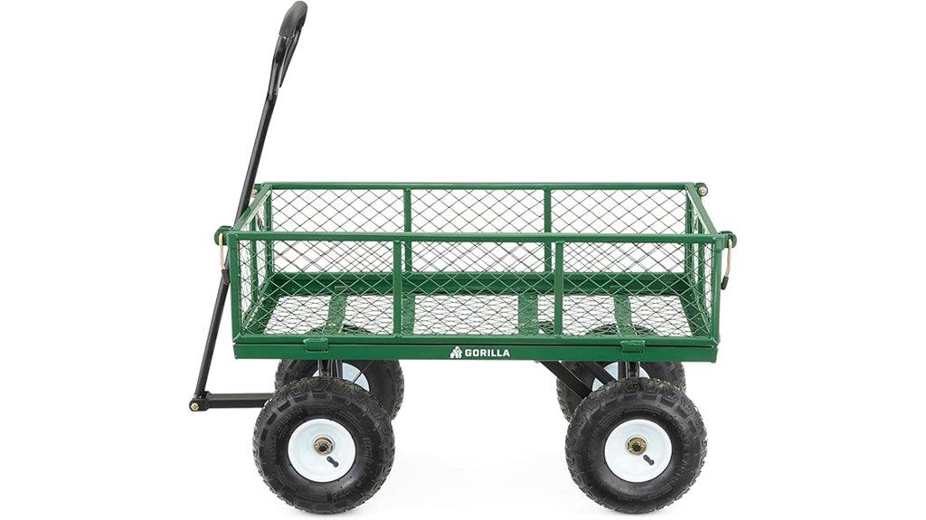steel garden cart