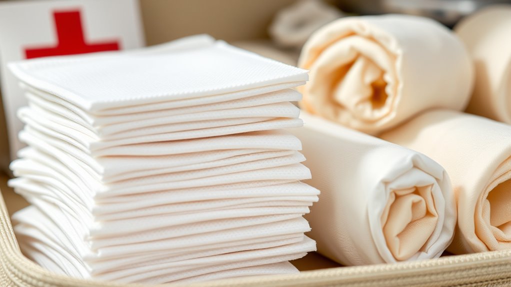 sterile gauze prevents infection