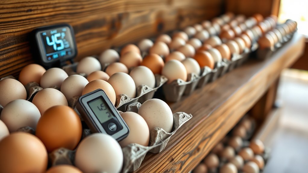 store eggs in proper conditions