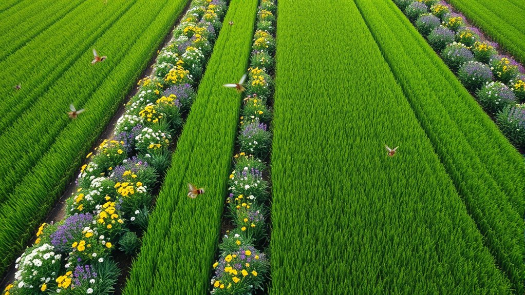 strategic pollinator habitat layout