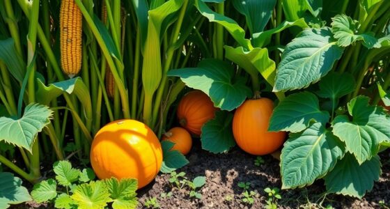 sweet corn pumpkin intercrop