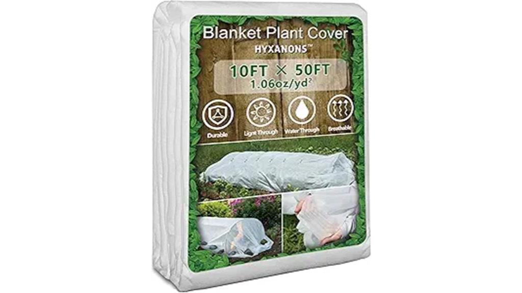 ten 50ft white plant covers