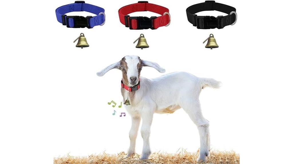 three goat collars