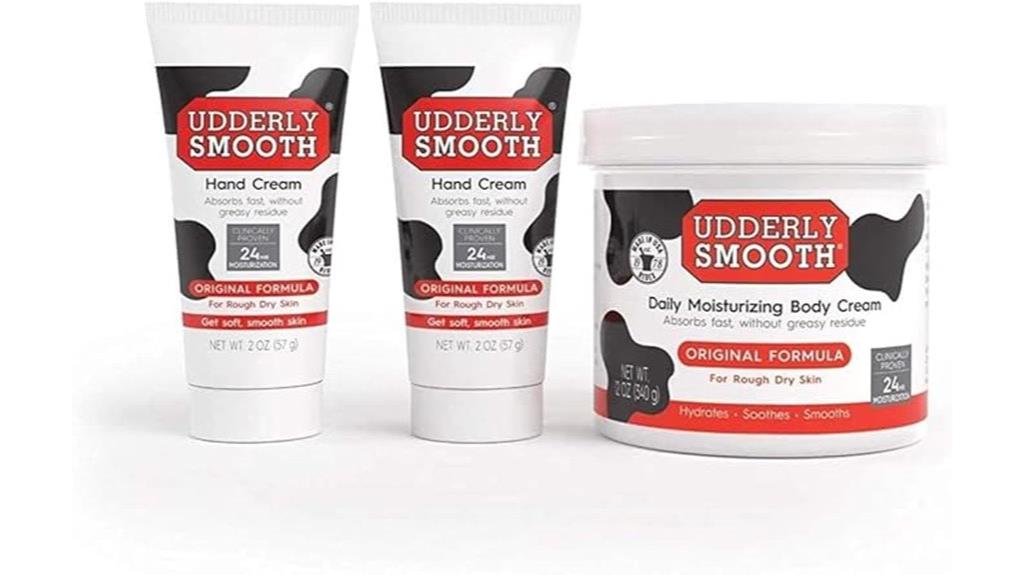three moisturizing creams bundle