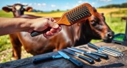 top cattle grooming brushes