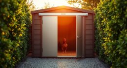 top chicken coop doors