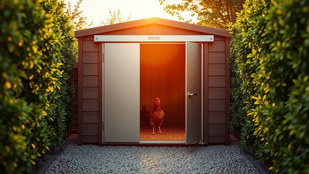 top chicken coop doors