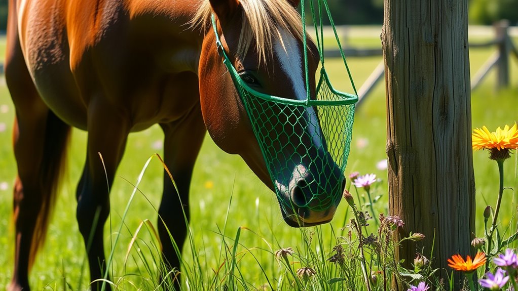 top horse grazing waste reducing nets