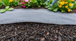 top mulch landscape fabric options