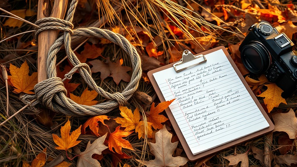 trap setup and documentation