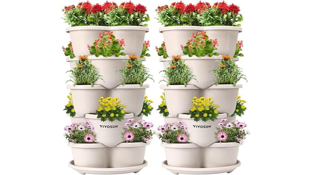 two pack vertical garden planters