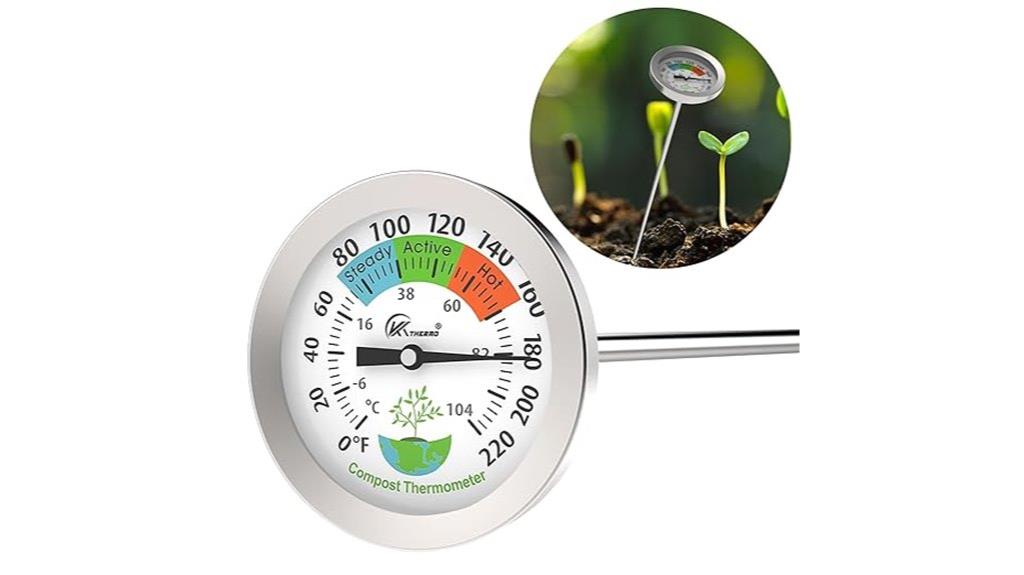 waterproof compost worm thermometer