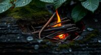 wet weather fire starting techniques