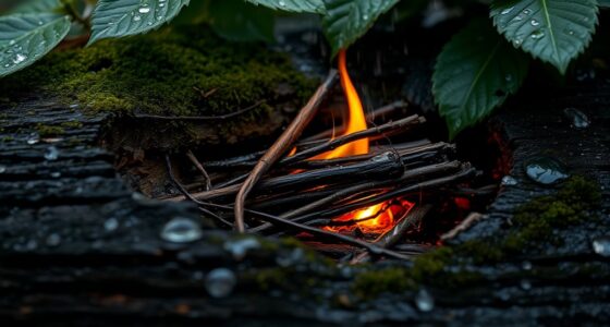 wet weather fire starting techniques