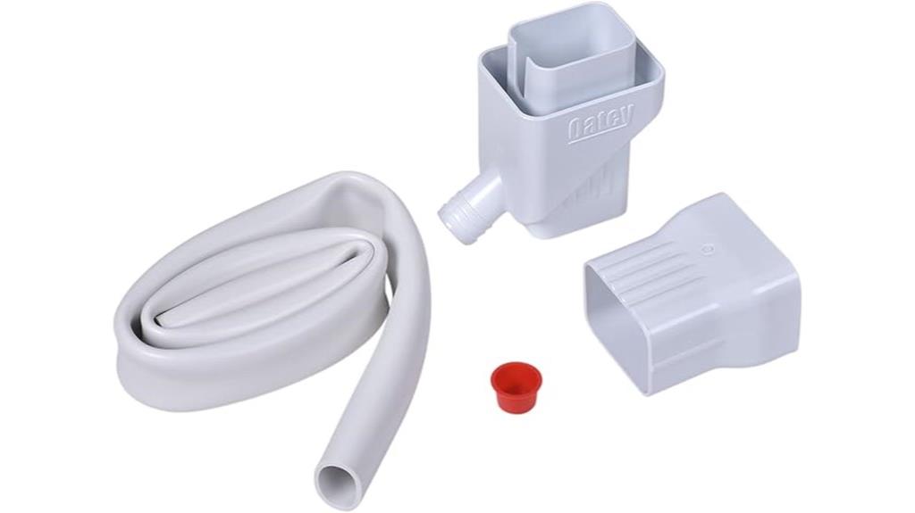 white 2x3 rainwater system
