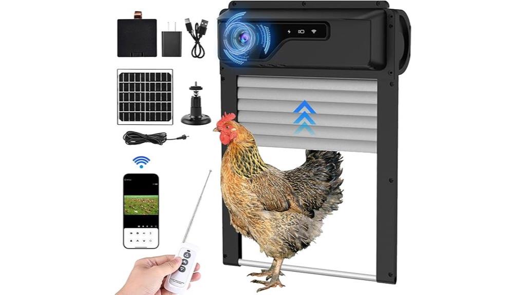 wifi controlled chicken coop