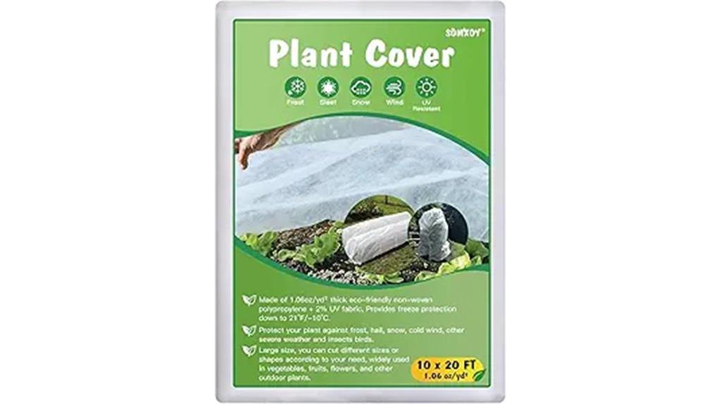 winter garden plant cover