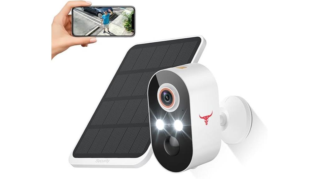 wireless 1080p solar camera