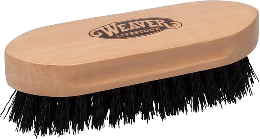 wooden barn brush