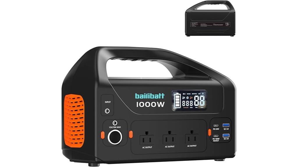 1000w portable power station