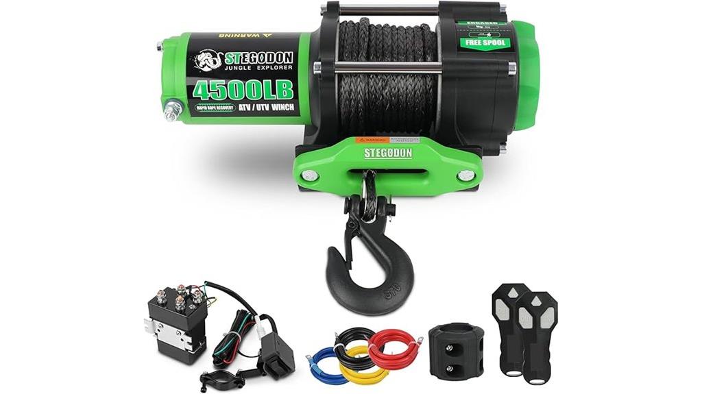 12v 4500 lb winch