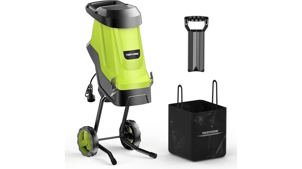 15 amp motor wood chipper