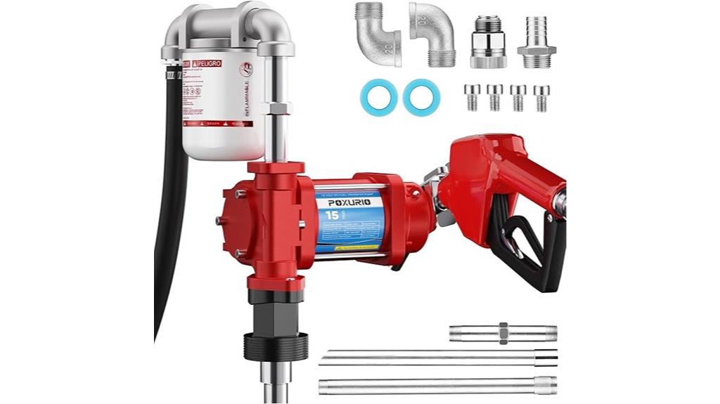 15 gallon per minute pump