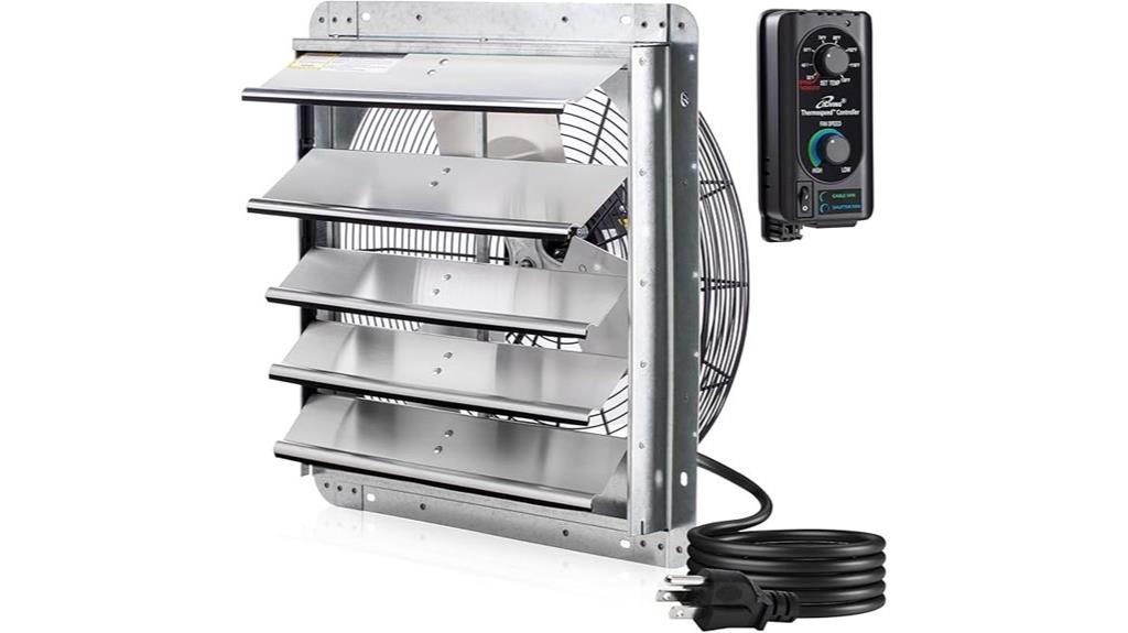 18 inch wall mounted exhaust fan